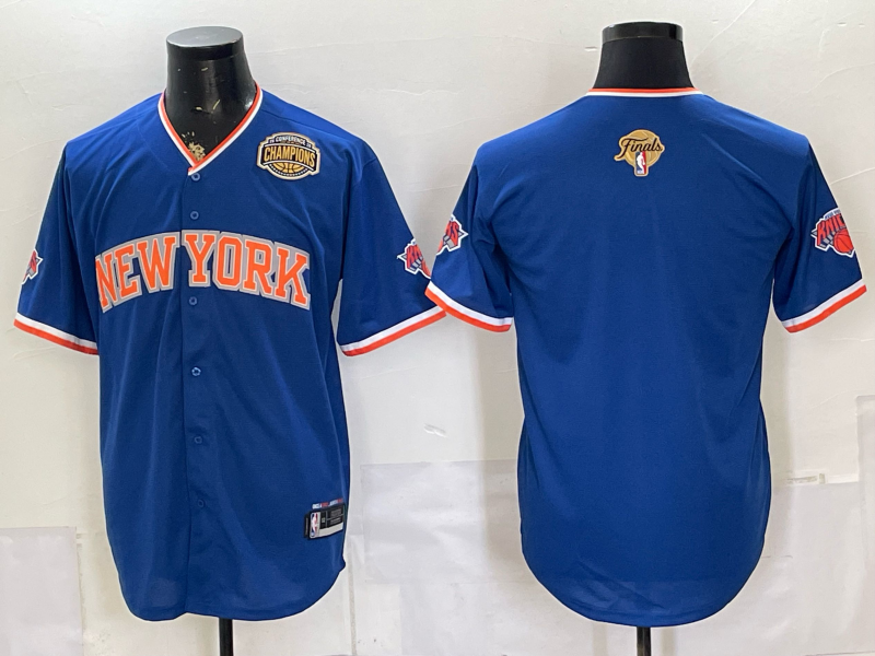 Men New York Knicks blank blue 2026 Nike NBA jersey 0625001